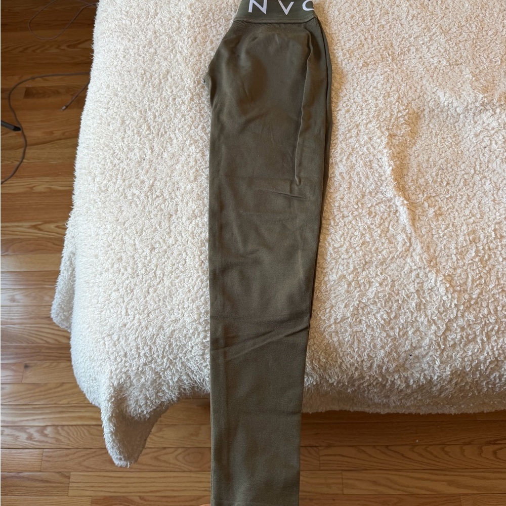 NVGTN Olive Green Women's High-Rise Leggings
